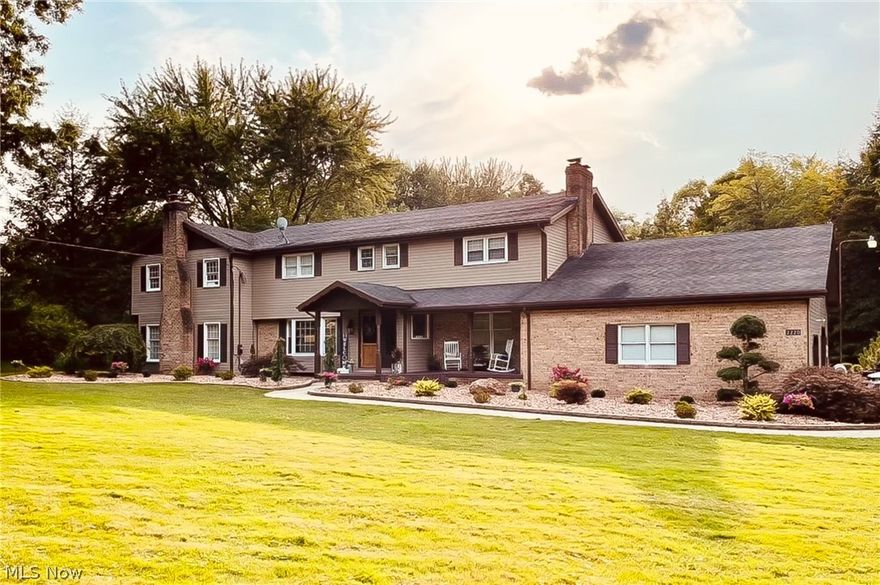 Located in Lowellville School District, this beautifully built 2 story home is situated on 1.67 acres and has so much to offer. With over 4,462 square feet of living space not including the partly finished basement, along with the amazing backyard features, this home provides the best environment for fun and entertainment of any kind. Exterior features of this home include a large covered back deck (newly repainted) above ground pool, newly built 6 stale pool house, new cement pad, newly refreshed landscaping(2021) and much more! Interior of home features new carpet in family room, stairs and 1st master (2022), new tankless water heater (2021), complete updated half bath (2021), Updated master bathroom with marble vanity, newly renovated kitchen (2018) including Granite counters, Frank kindred Sink (2019), Maple Wood Floors, Custom Lighting, Ceiling Shiplap and new appliances. New bamboo flooring throughout dining and living room, newly tiled 1st floor laundry room that provides access to the attached 3 car garage with a built in kitchen and new garage doors. Additional updates include but not limited to waterproofed basement, Furnace(2017), sump pump, gas lines and much more. Seller are providing a 1 year home warranty. DONT MISS OUT ON THIS ONE OF A KIND HOME!!