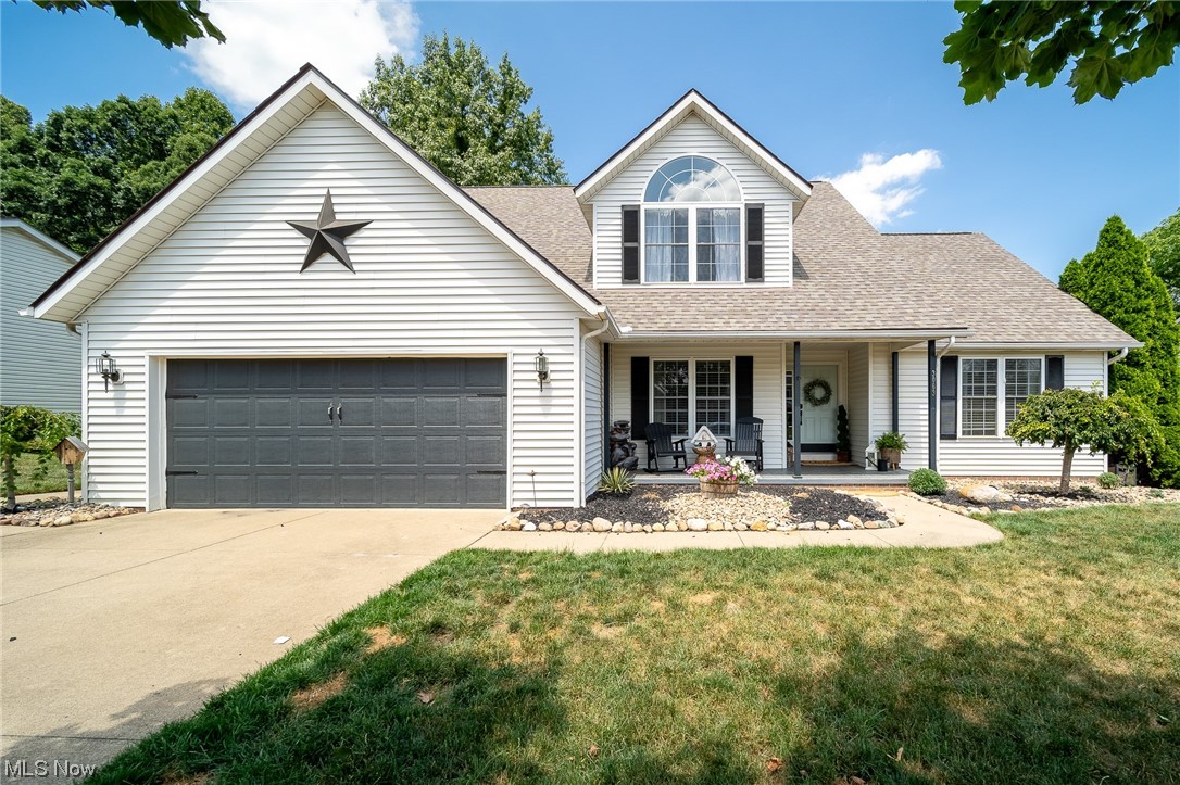 Welcome to this meticulously maintained Colonial in the Greentree Neighborhood! Enter into the Great room with vaulted ceilings and expansive views of the private backyard. To the left you will see a cozy dining room that makes its way into the large eat-in kitchen with LVT flooring that goes throughout the main floor. The kitchen adds to the bright and welcoming color scheme with white cabinetry, tile backsplash, and Formica countertops and plenty of natural lighting. Enjoy views off the balcony deck from your kitchen table. Conveniently attached to the kitchen is a first floor laundry room. To the other side of the Great room you will find the large master suite with vaulted ceilings and large walk-in closet. Attached is an enormous master bath with a walk-in shower, garden tub and dual sinks. Finishing off the first floor is a half bath. Make your way to the second floor where there is a carpeted 12x16 loft with natural lighting that can be used as additional living/sitting space.