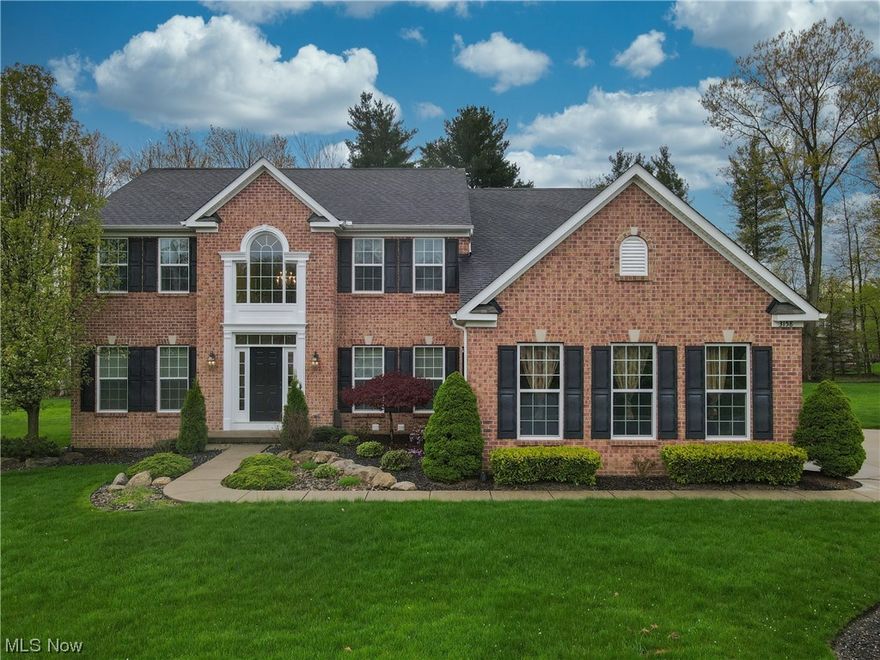 Welcome home to this meticulously maintained home on a private cul-de-sac in the Reserve of Kensington! Located in Twinsburg Township, this property offers a tax savings! The inviting foyer with hardwood flooring opens to a private office with French doors.  The gracious formal living room & dining room are tandem to each other and have soft wll to wall carpeting. The well equipped kitchen has durable ceramic flooring, granite counters, ample cabinetry, stainless appliances including outside venting in the kitchen. . The most delightful morning room is surrounded by windows overlooking the private wooded yard, ideal for casual gatherings. Upstairs, the spacious master suite has generous closet space and private bath, while three additional bedrooms share the hall bath. The spacious lower level is ready for future expansion and is plumbed for a bath.  With neutral decor throughout, this home is move-in ready and won't last! Don't miss out!