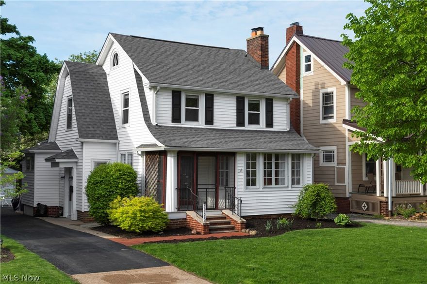 Beautiful colonial located in the desirable Beachcliff 1 neighborhood. This home has wonderful charm and gorgeous original hardwood floors throughout. The first floor provides plenty of space for entertaining with a formal dining room, open family room and an inviting living room with a large wood burning fireplace and sunroom. The second floor provides a master bedroom with master bath and 2 additional bedrooms with a second full bath. You will enjoy everything this neighborhood has to offer as you take a stroll to your private waterfront retreat at Oakwood Beach.