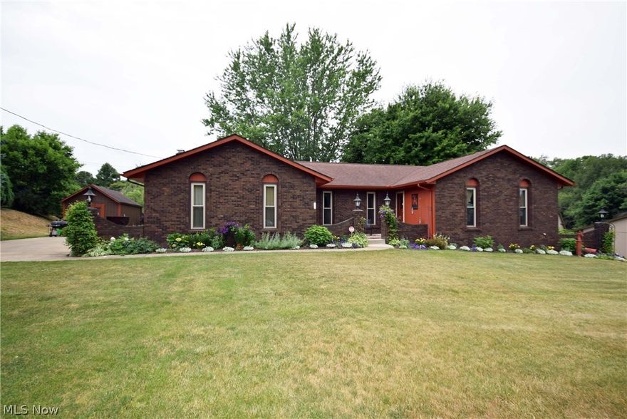 Look at this Ranch with full walkout basement and a gorgeous private setting! Spacious ranch finished with Spanish architecture. This home was built to last with bricked front, quality construction and insulated to the max for lower energy bills. Great room has vaulted ceilings, fireplace and a large patio door out to the deck which overlooks the backyard. Master suite includes master bathroom and large closet. 2nd and 3rd bedrooms are also on the first floor along with the 2nd full bathroom. Lower level is like another full house with full updated oak kitchen, living room with wood burning fireplace, full bathroom with jetted tub/shower and 2 other rooms. Spacious 2 car side load garage and large storage shed. Get ready to enjoy everything summer with this huge private backyard. Don't wait until this one is sold. Call to schedule your showing today!