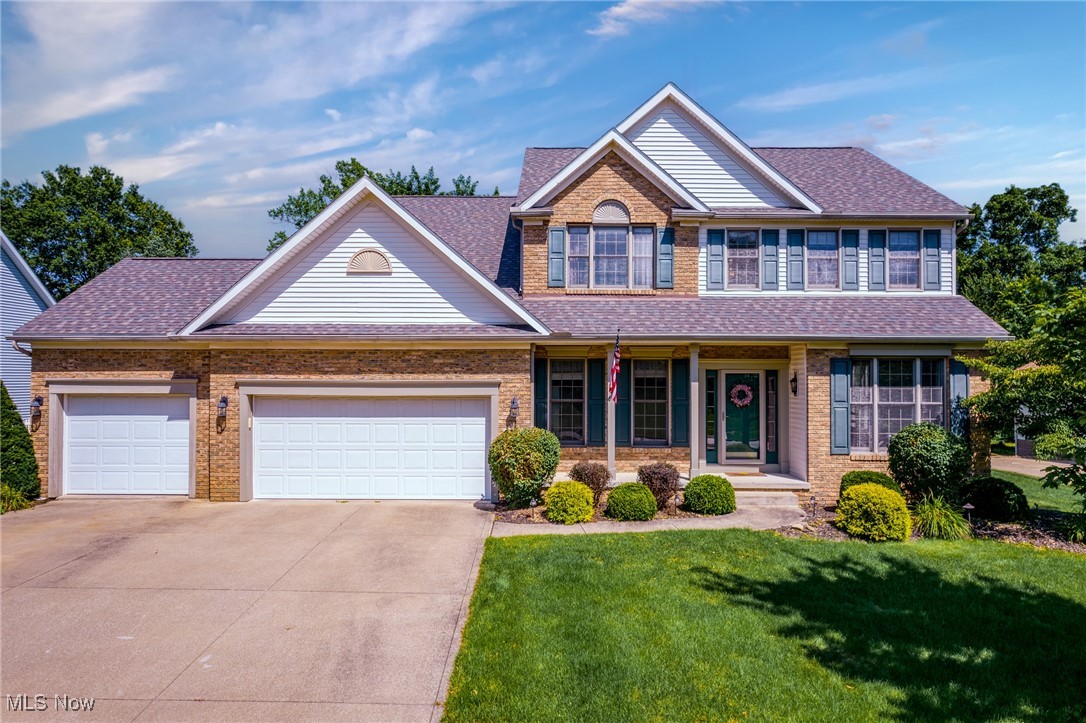 Welcome to 856 Premiera Dr—a beautifully maintained Colonial in the heart of Morningview Estates in Tallmadge offering space, style, and comfort on over half an acre. This 4-bedroom, 3.5-bath home delivers over 3500 square feet of thoughtfully designed living space perfect for both everyday life and entertaining.
Step inside to find a warm, inviting entry way with rich hardwood floor and natural light throughout. Spacious family room with a gas fireplace will have you wanting to snuggle up with a good book. First floor office could be used as a fifth bedroom. Living room and formal dining room provide all the space you need to host family and friends. The kitchen has an additional dining area and features ample counter space, large pantry and a full appliance package. Upstairs, you'll find four generously sized bedrooms, including a serene primary suite with its own full bath and walk in closet.
The finished basement provides even more flexible space—ideal for a movie room with sink and mini fridge plus additional storage space to keep everything organized, full bathroom and a home gym. The main-floor laundry room adds convenience, while the three-car heated garage is a rare find that offers plenty of room for vehicles, tools, or hobbies.
Enjoy warm evenings on the back deck overlooking your backyard, perfect for pets, play, or summer barbecues. Located in the highly desirable Tallmadge School District, this home is minutes from parks, shopping, and commuter routes—everything today's buyer is looking for. Don’t miss your chance to own a move-in-ready home in one of Tallmadge’s most sought-after neighborhoods with sidewalks!