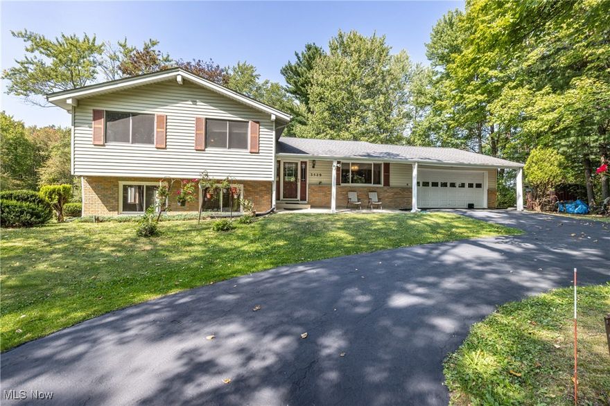 Welcome to 3529 Spring Valley Rd! Nestled in the highly sought-after Bath community, this nearly 3-acre double lot presents a fantastic opportunity for your next investment. With charming curb appeal featuring a serene water feature, mature trees for privacy, and a freshly paved turnaround driveway, this property exudes warmth and tranquility. Pride of ownership is evident in this one-owner home, lovingly maintained by the same family since its development. While it’s ready for your personal touch, the potential is immense. Enjoy the charm of small-town living while still being close to urban amenities, all within the award-winning Revere School District. This is an opportunity you won’t want to miss!