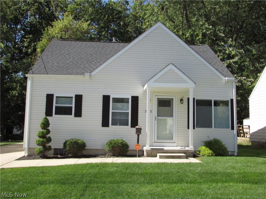An absolutely stunning 3 bedroom 2 full bath cape on a large Cuyahoga Falls lot.  This home is updated top to bottom with newer roof, siding, windows, kitchen, baths, flooring, garage, addition, patio, driveway, fence, and so much more.  The kitchen has been opened to the living room, and features granite counter tops, custom cabinets, stainless steel appliances, and wood floors.  The entire first floor has wood floors.  A 16x12 Family room addition has vaulted ceilings and wood floors.  A possible 4th bedroom has been converted to a formal dining room.  The upstairs has been dormered to the rear to add space for  a master suite and additional bedroom.  A 30'x24' garage has been added that can fit up to 4 cars.  The large lot is completely fenced with a stamped concrete patio.  And to top it off, the basement is finished for additional living space.  A true must see.