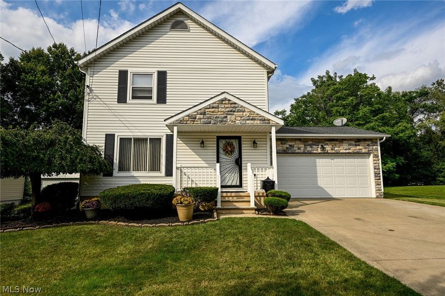WOW! You don't want to miss this one! This 3 bedroom 1.5 bathroom colonial is just waiting for your family! Nice curb appeal with paved driveway that leads to attached garage. Spacious walk-through closet in main bedroom attaches to the main bathroom. Call for your private showing before this one is SOLD!