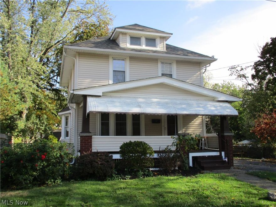 Nice colonial style home located on a dead-end street next to Lorain County Metro Parks Cascade Park. This home features lots of old world charm with some modern updates! The maple kitchen has been updated with granite countertops, ceramic tile backsplash, ceramic tile floor and the appliances stay! The bathroom has been updated as well with granite and quartz tops and ceramic tile floor. Additional updates include roof, glass block windows in the basement, windows throughout and vinyl siding. There is a gas fireplace in the living room, large formal dining room and a full basement. The backyard is fenced with a patio area and storage barn. Gas heat and central air. Easy access to highways!
