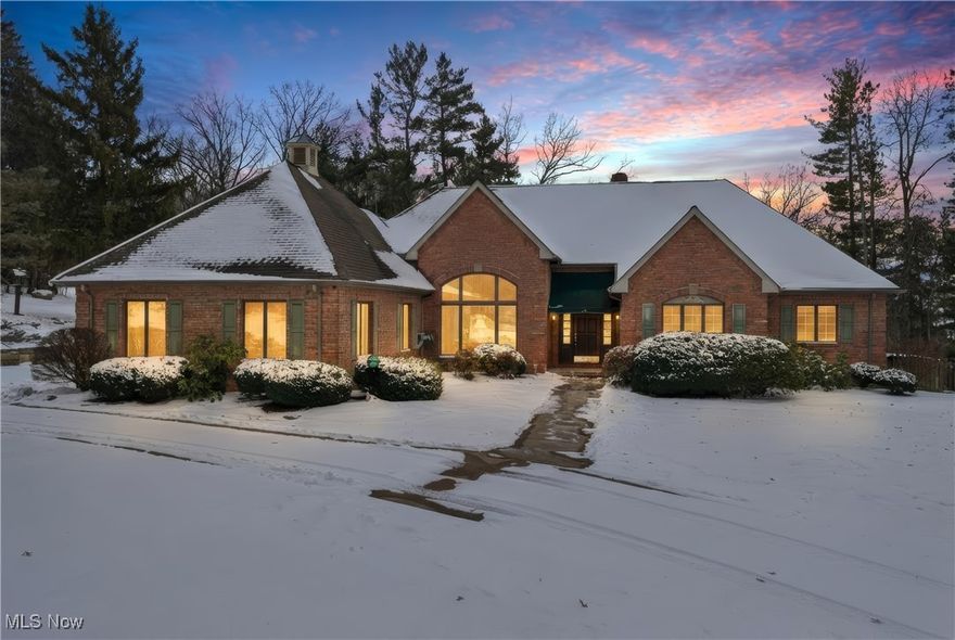 This one of a kind estate is perfect for multi generational living, it could be a revenue ready compound! The multiple structures and homes could very well provide multiple income streams too! The main home is an all brick ranch. It is designed with an amazing multigenerational  layout with over 5,400 sq ft and a complete second home or the perfect in law suite in the walkout lower level! So many awesome structures and heated  garages galore!  There is an enormous pole building big enough for boat, RV's and so much more!!! If you are into woodworking this home has a complete wood working shop! Seller would prefer to sell this property along with with an additional parcel with another 13 acres and a 2100 sq. ft. log cabin....which you could easy turn into an Airbnb and help pay your mortgage!  Can be purchased together or separately. Enjoy a very large stocked pond complete with a boat house and boat ramp! There is just too much to list and the quality is something you just has to see for yourself! If you are stick of having to stop at gas stations, have no fear we have a 500 gallon gas tank so you can fill up at home as well! Additional mls #'s 5183557,5183562, 5183563....seller would prefer to sell as one but willing to sell the log cabin parcel separate  if preferred.