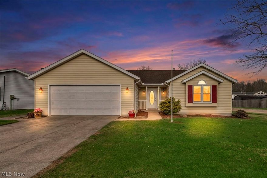 Welcome to easy one-floor living in the charming Village of Grafton, Ohio! This well-maintained 3-bedroom, 2-bath ranch offers 1,436 square feet of comfortable living space and is located within the highly regarded Midview Local School District. All windows were replaced in 2025, providing added energy efficiency and peace of mind for the next owner.
Step inside to a spacious and functional layout featuring a large great room that offers plenty of space for everyday living and entertaining. The home also includes a bright sunroom—an ideal spot to enjoy your morning coffee or relax at the end of the day.
This home has been lovingly maintained and offers a fantastic opportunity for buyers to add their own personal style while enjoying the benefits of solid construction.  


The attached two-car garage adds convenience and features attic access with drop-down stairs and a finished floor for additional storage. Situated on a nicely sized corner lot with attractive curb appeal, this property offers comfort, practicality, and great potential.



If you’re looking for the ease of ranch living in a welcoming community, this home is ready to make your vision a reality.