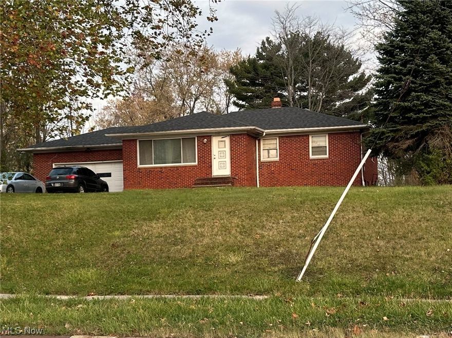 Are you looking for 1 story living on a large residential lot? Well look no further, we have the property  for you. Check out this brick ranch with a Nice open floor plan with large bedrooms and 1.5 baths. Very spacious kitchen with an island and plenty of cabinet space. Large full basement with multiple rooms and easy to finish. The deep treed lot acts as an attractive buffer from the road. The property has a 2.5 car attached garage for extra storage. Great curl appeal. Close to recreation, shopping, schools, public transportation, police and fire.