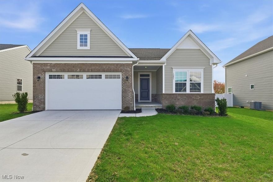 Welcome to 1087 Jesse Owens Dr, a stunning new build from 2025 with multiple warranties for peace of mind. This 4 bed, 3 bath, 2,313 sq ft home is directly across from Wooster High School & Kean Elementary, & is minutes from shopping & dining. Step inside to find a bright open-concept layout connecting the kitchen, dining, & living areas. The kitchen showcases quartz countertops, a large island with bar seating, a pantry, & all-new stainless steel appliances. The main-floor primary suite features a walk-in closet & private full bath, while the lower-level bed offers another walk-in closet & a full bath across the hall—perfect for an in-law suite or guest space. Enjoy the partially finished basement, complete with a rec room, ample storage, & a sump pump. Additional highlights include main-floor laundry, tankless hot water heater, central air, & a 2 car attached garage. Relax on the covered front porch, surrounded by fresh landscaping & newly planted grass. Schedule your showing today!