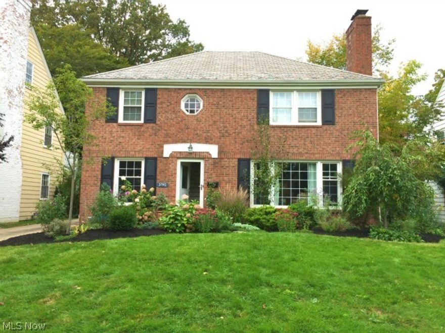 Sparkling updated Brick Colonial in the Sussex area of Shaker Heights. Many recent improvements in 2012; remodeled Kitchen w/quartz counter tops, stainless steel appliances & flooring, hot water tank, garage roof, storm doors & lots of fresh paint. NEST wireless thermostat - change the temp of your home from anywhere with your phone, EV charging available in garage. Huge L-shaped Living/Dining Room with hardwood floors, crown moldings & fireplace leads to a seasonal Sun Room. The Eat-in Kitchen offers a ton of sunlight and ample space for preparing large meals.  There's a spacious office (or another bedroom) adjoining to a half Lav. On the 2nd floor, a terrific sized Master Bedroom w/a Full Bath en-suite & two additional Bedrooms with another full Bath. Large attic space storage too. Lower level has a Recreation Room + a multi-purpose room, storage & bath. Other improvements include Polaris windows, central air, furnace, concrete drive and so much more!