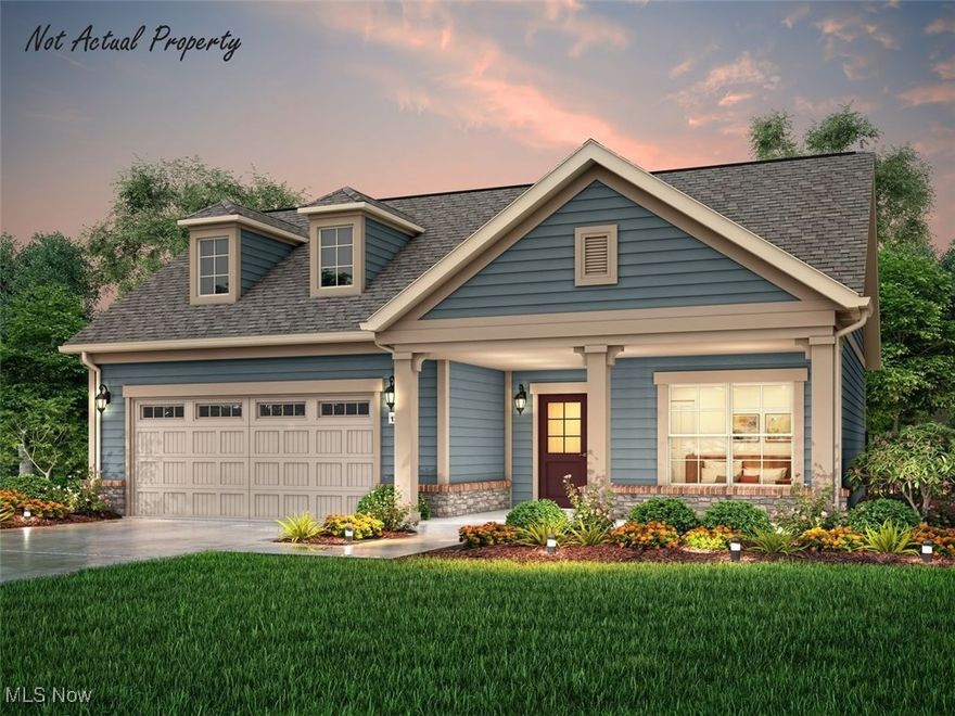 “Exciting opportunity to purchase a brand-new Charis-Epcon model home. The Promenade, a perennial bestseller, is now even better with the addition of the new deluxe owner suite.  This private retreat features a luxurious tile shower with zero entry plus his and her walk-in closets. This is the update you've been waiting for!
With everything you need and nothing you don't All on One Floor your lifestyle changes for the better here at The Courtyards at New Seasons in Green. A premier 55 plus community which boasts lawn maintenance, snow removal, pool, clubhouse and more. You might even think you’re on permanent vacation. Prefer to design your own dream home? We still have three choices of lots available to build on. Don’t miss out, schedule your one-on-one consultation today!”