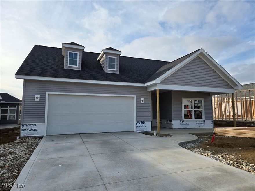 “Exciting opportunity to purchase a brand-new Charis-Epcon model home. The Promenade, a perennial bestseller, is now even better with the addition of the new deluxe owner suite.  This private retreat features a luxurious tile shower with zero entry plus his and her walk-in closets. This is the update you've been waiting for!
With everything you need and nothing you don't All on One Floor your lifestyle changes for the better here at The Courtyards at New Seasons in Green. A premier 55 plus community which boasts lawn maintenance, snow removal, pool, clubhouse and more. You might even think you’re on permanent vacation. Prefer to design your own dream home? We still have three choices of lots available to build on. Don’t miss out, schedule your one-on-one consultation today!”