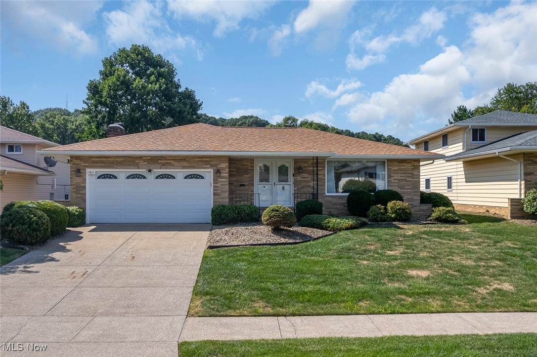 Welcome to this beautifully maintained, original-owner brick ranch offering 1,588 square feet of comfortable living space on the main level. This solid home features 3 spacious bedrooms, 1.5 baths, and a functional, flowing layout that’s full of potential. Throughout the first floor, you'll find original hardwood floors protected beneath the carpet—ready to be uncovered and restored to their natural beauty. Warm wood doors and trim add timeless charm and character to every room.
Multiple living areas provide flexibility and comfort, including a formal living room, a dining room, and a cozy family room with a fireplace and open sightlines to the kitchen. From the family room, a sliding glass door leads to a private patio and a generously sized backyard, complete with a newer storage shed—perfect for tools, gardening, or a future she-shed. The fully finished basement expands your living space with a large recreation room, a dedicated laundry area, and a versatile bonus room ideal for a home office, hobby space, or additional storage. Glass block windows in the basement bring in natural light while maintaining privacy and security.
Additional highlights include a convenient 2-car attached garage, a new roof, gutters, and soffits installed in 2020, and all appliances included—making this home move-in ready. With classic features, solid construction, and room to grow, this charming home is ready for its next chapter.