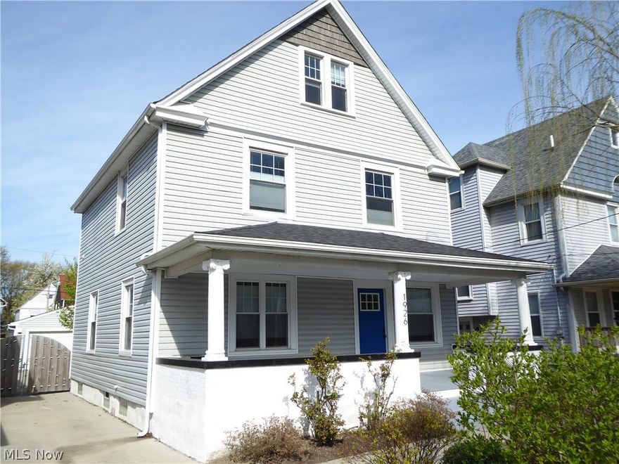 Elegant 4 bedroom home in the Detroit Shoreway/Gordon Square neighborhood with tax abatement!  This is a must see home which was completely redone in 2017 with all new mechanical systems and gutted to the studs.  Spacious open floor plan with tray ceiling defining the living and dining area, white kitchen with granite counters open to the great room, large light filled owners suite with a walk through closet to the attached bath with double vanity and glass/tile shower, huge laundry room, main bath with ceramic tile and double vanity, 4th bedroom and office/flex space on the 3rd floor, full basement.  Fully fenced yard with gated drive, 2-car garage, beautiful patio and gardens with sprinkler system.  Excellent location steps from the restaurants, coffee shops and theaters of the Gordon Square Arts District.  Easy access to area hospitals, Edgewater Park, Ohio City downtown and University Circle.