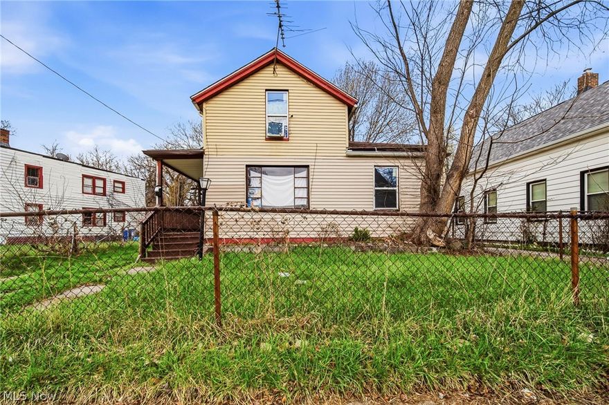 Amazing opportunity to build value and equity in this 4 bed 1 bath 1398 sqft home located off of St Clair in the thriving Glenville neighborhood. Homeowners can fix this blank slate up into a dream home or investors can capitalize on the $1,800 Fair Market Rent Rate for the area while adding to their portfolio. 3 bedrooms and a full bath are on the main floor while upstairs features another bedroom and bonus room for additional privacy. Located near shopping, dining, schools, quick free way access, and more. Don't wait, schedule your showing today!