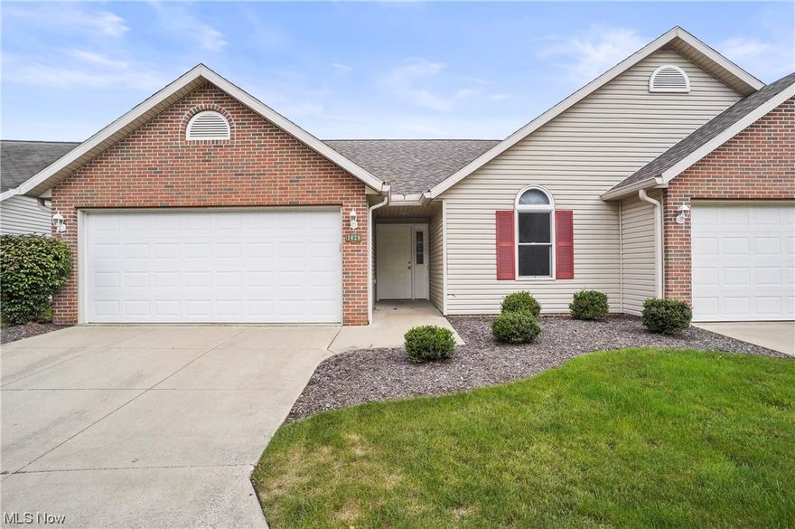 Ranch-style, completely move-in ready and low maintenance condo set right in the heart of Merriman Valley? Yes, please! Enjoy all the benefits of this prime location nestled along the Cuyahoga River-- go hiking and biking within the Summit Metroparks, shopping and dining at Parkwood Plaza or Valley Centre, and last but not least, visit Liberty Commons-- which is undergoing a major renovation and will bring even more vibrant entertainment options to the area! All kitchen appliances and even the washer and dryer convey to new buyers. Stellar layout! Impressive living space with cathedral ceiling and gas fireplace. Gorgeous sunlit morning room that walks out to back deck. Master bedroom with ensuite bath and walk-in closet. 1st floor mudroom/ laundry off the 2-car, spacious garage. Ample closet space throughout. SO much to love! Furnace and c/a about 5 yrs; hot water tank about 4yrs. WELCOME HOME!