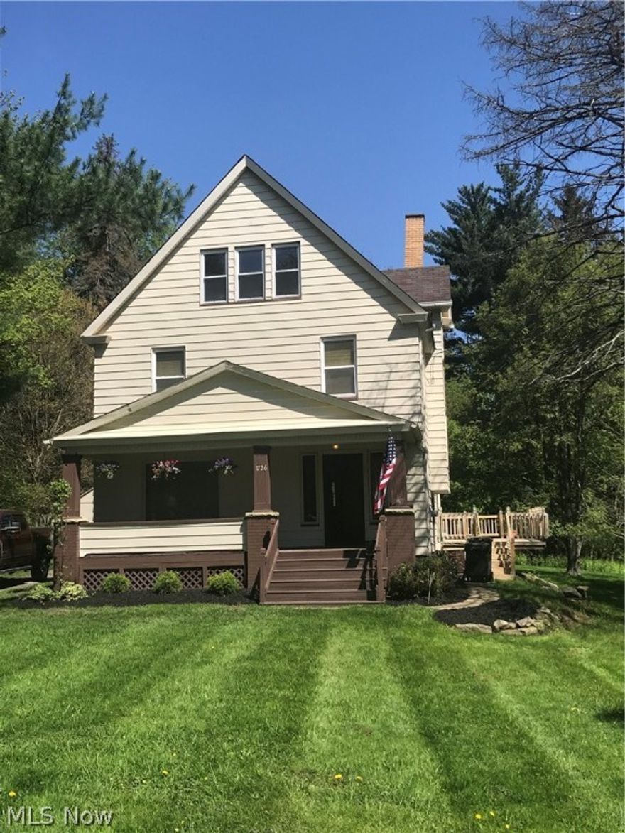 WOW! What a rare find! Almost an ACRE of land Sitting ON BEAUTIFUL MILL CREEK PARK!!!! This beautiful 4 bedroom home has been completely remodeled and is in MOVE IN CONDITION! Pull up to the freshly painted exterior and enjoy the summer on your beautiful front porch! Beautiful leaded glass door leads into a large front foyer with BEAUTIFUL original woodwork EVERYWHERE! Large formal living room and a spacious formal dining room with custom wood window seat! Newer Vinyl windows. Huge kitchen with eating area and tons of cabinets with possible pantry space! 4 bedrooms upstairs with an awesome remodeled bath! 3rd floor is a blank canvas offering potential for even more space! Large basement with full bath and high efficiency furnace. The backyard is UNBELIEVABLE! It features a STUNNING WRAP AROUND DECK overlooking the almost 1 acre of land that goes right into mill creek park. Fire pit area, and tons of room for summer entertaining!!! This beautiful street is secluded and tucked away from