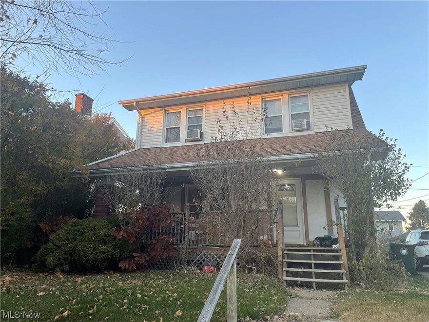 This would make a great rental for Canton Nw,  in area of nicer homes.
New water lines, New Hot Water Tank, Brand new shower, large in size, newer toilet.   Brand new LVP  in living room and dining room,  these rooms also have new paint.
Kitchen cabinets are in good shape.  Stove and Fridge to stay.  Carpet upstairs needs updated, bedrooms may need painted.  Living room has decorative fireplace and built in cabinets.   Shared Driveway, with ample parking in back .

Selling as is.  House is solid.