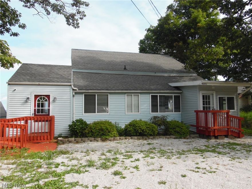 Lake house with AMAZING views of lake Erie!  This is a perfect home for the person(s) that appreciate the sound of the surf, and the incredible sunrises and sunsets over the lake.  The home currently has 2 dedicated bedrooms, but plenty of space that could be partitioned for additional bedrooms.  You'll have lots of entertainment space both inside and outside the home.  If you're looking for an investment property, this could also be a great rental for either long term, or vacation rental.  Another option might be to tear down the existing home and build your dream home on the lake!  Don't miss out on this opportunity.  Call today for a private showing.