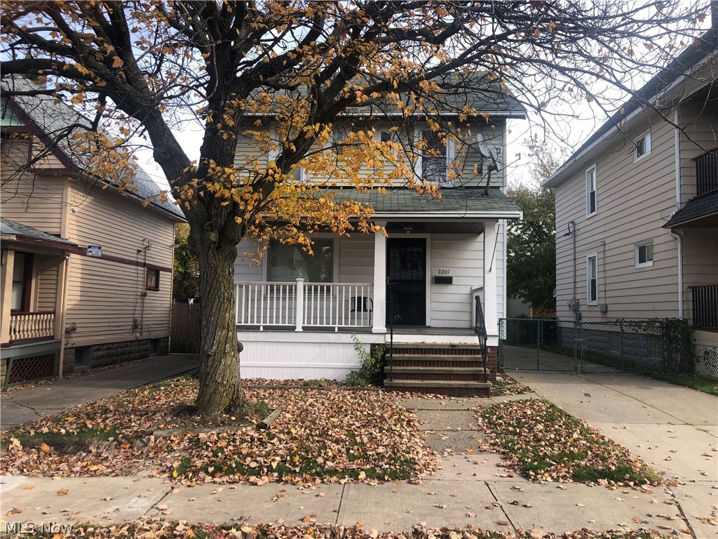 Do not miss this opportunity to purchase this well-priced, 3 bedroom, 1 and 1/2 bathroom home in West Cleveland just minutes away from vibrant nightlife spots, restaurants, and cultural attractions. The living room features a large picture window that invites radiating light throughout the main level. This property is a visionary's dream boasting original hardwood floors throughout, and they are in good condition - tender loving care will bring the home back to its period charm and grandeur. This home also features a vintage claw foot tub that furthers its charm and allure. This home also features newer insulated windows, original built-ins, a newer hot water heater, and a well-maintained heating system with safe and secure ductwork. Are you an artist, or a musician, or need a dedicated home workspace that will inspire productivity? Just reimagine the opportunities available in the third-floor attic space, with a finished accessible stairwell from one of the second-floor bedrooms.