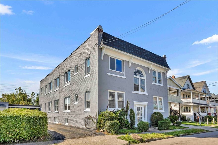 Solid brick four-family townhouse offering four spacious 2-bedroom, 1-bath units. Since ownership, the property has been extensively renovated with roof repairs, exterior paint, select window repairs, drywall and insulation, full interior painting, and durable LVP flooring throughout. Kitchens feature new cabinets, counters, fixtures, and lighting, while bathrooms have been updated with new showers, toilets, sinks, vanities, and lighting. Plumbing and electrical systems have also been addressed. Additional highlights include a large lot with curb appeal, private parking, a three-car detached garage, a carport, and a generous size basement maintenance/janitorial suite that can be converted to a 5th unit. All units are currently unoccupied; Seller is working on filling one or two of the units prior to closing.