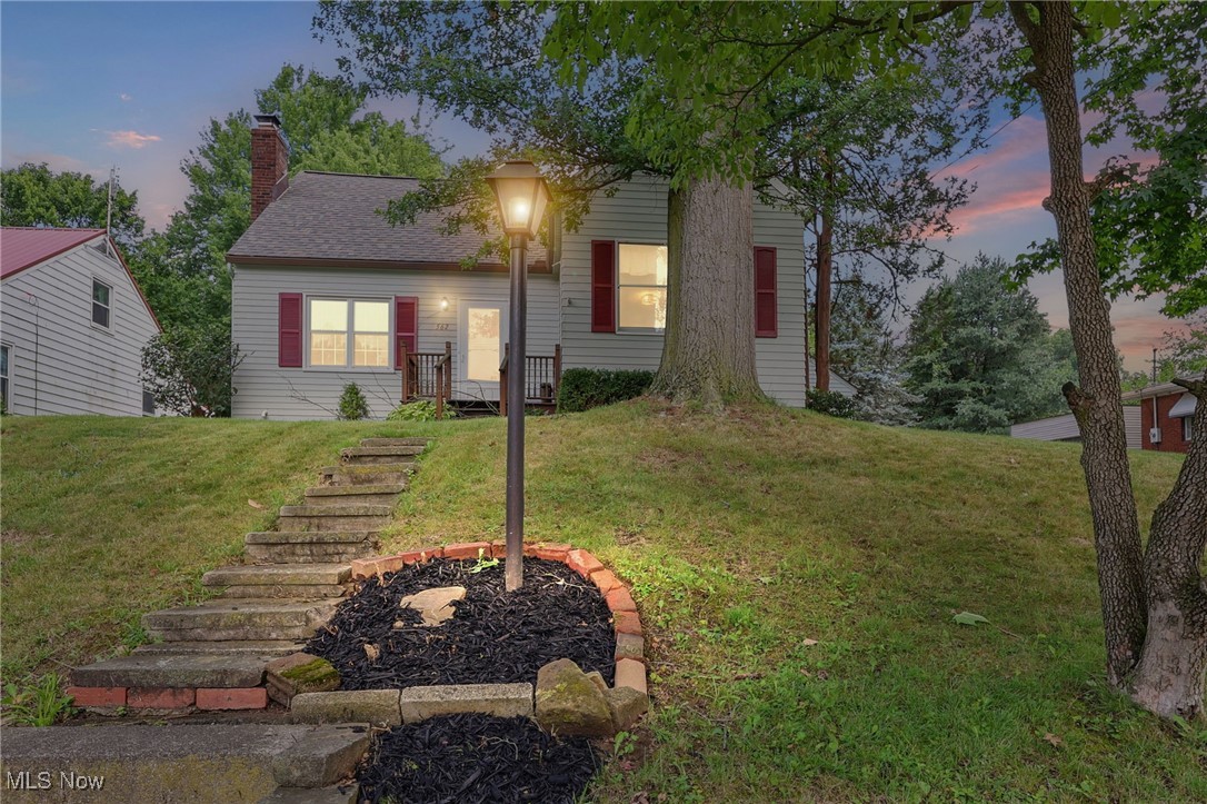 Freshly painted exterior showcases this spacious home near the College of Wooster, within walking distance to Hospital, shopping and more! Original hardwood floors; formal dining area; updated walk-in shower/bath on main level, new roof shingles 2019; exterior painted 2025; waterproofed basement with partially finished room; living room with fireplace was used as a 4th bedroom with private entrance(front door). 10x10 deck located just outside the kitchen door, overlooks the back yard and is the perfect place to set up your BBQ grill and deck chairs.