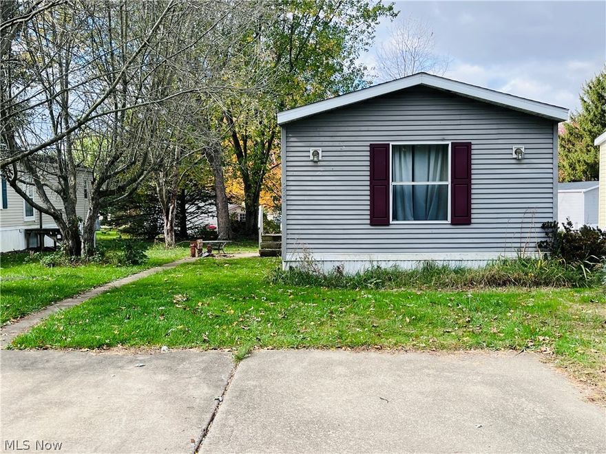 Tucked away on a peaceful one-way street with just a handful of neighbors, this 16x80 Fairmont home offers comfort, convenience, and a great lot you’ll love coming home to. The property features mature trees, a patio perfect for relaxing or grilling out, and a handy storage shed for all your extras. Inside, you’ll find 3 bedrooms and 2 full baths, including a spacious owner’s suite with its own private bath. The split-bedroom layout keeps things quiet and comfortable, with the remaining bedrooms and second bath at the opposite end. Gas heat, central air, and plenty of natural light make this home cozy year-round. Take a drive by — you’ll see why this lot stands out!