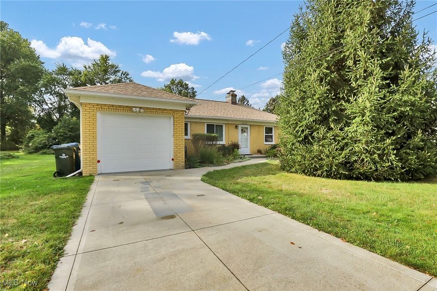 Welcome to this charming 3-bedroom, 1.5-bath ranch in the heart of North Olmsted! Perfectly situated near schools, shopping, dining, the airport, and more, this home offers the ideal blend of comfort and convenience. Inside, you’ll find fresh, cheerful colors and laminate flooring flowing throughout much of the home, while the kitchen features white cabinetry that enhances the warm and inviting atmosphere.

This home comes with a home warranty and has been thoughtfully updated to give peace of mind for years to come. A new AC and coil system was installed in May 2022; the driveway, walkway, and sidewalk were completed in September 2019, and a LeafFilter gutter protection system was added in June 2021. A brand-new roof was installed in August 2023. Additional updates included a new front entrance screen door, kitchen sink, and cast-iron sump pump in August 2024, along with a new garage window and replacement screens and windows as needed in May 2024.

Outside, the spacious lot offers the perfect setting for entertaining, relaxing, or planning future possibilities. Move-in-ready and nestled in a fantastic location, this North Olmsted gem is ready to welcome its next owner. Schedule your private showing today!