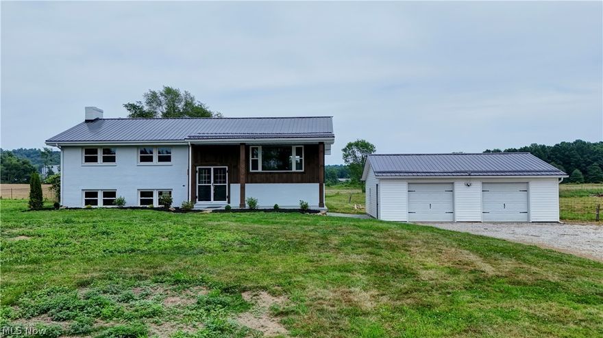 Discover country living at its finest in this beautifully remodeled 3-bedroom, 1-bath home. Completely remodeled from the all-new flooring throughout to the updated kitchen the homestead will not disappoint! Situated on 11+/- scenic acres, this property features a spacious pole building for all your storage needs. Enjoy the peaceful pasture and explore the serene surroundings. No mineral rights transfer. Don’t miss out! Schedule your private showing today!