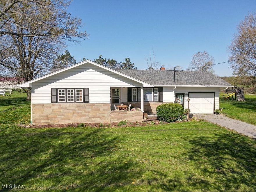 Move in, unpack and enjoy summer and all the fantastic updates this home has to offer!!!  The large lot offers lots of room for kids and pets to enjoy.  Walking up to the front door is an inviting covered patio that is perfect for enjoying the upcoming warmer evenings.  Entering the front door, beautiful hardwood floors run throughout most of the main floor.  The living room provides plenty of inviting space and flows seamlessly into the dining room, making it perfect for entertaining!  The kitchen has ample cabinet space and a wonderful view of the backyard.  The stunning full bathroom has been completely renovated and is bright and crisp with gold accents.  There are two bedrooms just down the hall that provide large closets.  The owners en-suite is flooded with natural light and has a half bath.  The large basement has had numerous updates including waterproofing, professionally installed wall anchors with a transferable lifetime warranty and a newer boiler that is serviced annually.  There is a finished room in the basement that would be a great office!  The new roof and septic system will put your mind at ease.  The major things have been tackled here and it's just waiting for it's new owner.