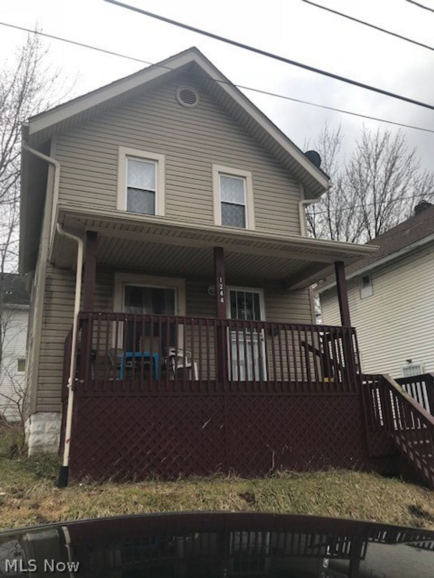 "WOW" Three bedroom well kept Colonial featuring Newer kitchen, Large Dining room with wood flooring . Laundry room hook up in Kitchen. Large bedrooms. Exterior featuring Newer Vinyl Siding, Roof and Windows wooden porch . Great Investment property or first time home byer. Long term tenant paying $600.00 a month . Tenants pays all utilities. Great Investment.