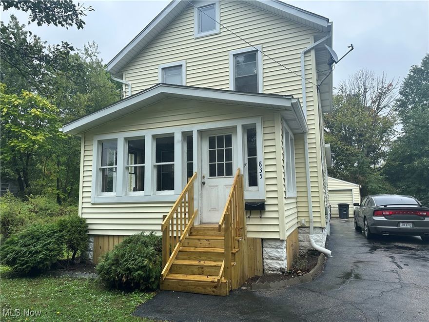 Freshly remodeled and full of character! Ready to move in with kitchen appliances included! Formal Dining room with beautiful old woodwork. Cozy gas fireplace in the Living Room! Three freshly carpeted and painted bedrooms and roomy bathroom on the second floor. Full basement tall enough to walk around! Laundry is in the basement. A small back patio leads to the oversized detached garage. The yard is partially fenced. Furnace is 2022!