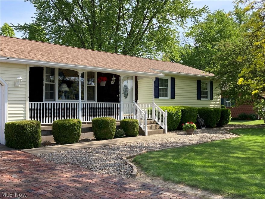 Just reduced $20,000, so you can make updates, to your liking, in both bathrooms! You'll fall in love with this 3 bedroom, 2 full bath, ranch homestead (and gardener's delight, on over 1/2 acre!), in highly desirable Columbiana School District! New roof, on house & shed (2019). In 2000, an amazingly spacious family room, was added on. Its' soaring cathedral ceiling, skylights, & sliding doors to the backyard, make it the owner's favorite room! At the same time, the kitchen had an eat-in area added on. Both the kitchen and family room feature attractive, Wilsonart laminate "wood" flooring. The formal living & dining rooms are perfect, for entertaining. The nicely-sized, master suite, with its' own bath, has new carpeting & fresh paint (2018). More living space can be found, in either the large rec room, with wood-burning fireplace, or on the big deck, where the lovely backyard can be appreciated. Storage shed. This residence has truly been loved & well-cared for, with the seller having