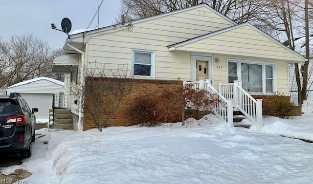Beautifully maintained 2 bedroom 1 bath ranch house available for rent in Barberton! This bright and sunny home has a large living room and eat in kitchen with plenty of counterspace! Down the hall you'll find 2 nicely sized bedrooms and a surprising amount of closet space! The full bath is recently remodeled. Fresh paint throughout. Lots of storage down the basement and in the one car detached garage. Very nice size lot! This home shouldn't be missed! All adult occupants are required to fill in an online application that runs credit, criminal and eviction history plus income verification. $50 per applicant. No Section 8 No Smoking.