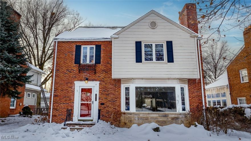 This warm and inviting 3-bedroom Colonial is nestled on one of University Heights’ most peaceful, tree-lined streets, offering a rare blend of classic 1940s charm and thoughtful modern updates. From the moment you step inside, you’re welcomed by rich hardwood floors, abundant natural light, and architectural details that give the home its timeless character. The spacious living room features THREE fireplace and opens seamlessly to a cozy family room—an ideal spot for movie nights, reading, or casual gatherings. The bright eat-in kitchen provides a cheerful space to start your day, complete with updated appliances and views of the serene backyard. Upstairs, you’ll find three generously sized bedrooms, each with great closet space, along with a nicely refreshed full bath. The finished lower level adds even more versatility, offering the perfect setting for a recreation room, home office, gym, or hobby space—complete with a second fireplace that enhances the home’s charm. The backyard is a true highlight, offering both privacy and room to unwind. Mature trees create a picturesque setting, and the 2-car detached garage and slate roof contribute to the home’s refined curb appeal. Significant updates provide peace of mind, including: new wood flooring (2025), new kitchen appliances (2025), new furnace and A/C (2023), new washer and dryer (2025), slate roof inspection and repair(2025), new radon mitigation system (2025), fresh interior paint (2025), and newer windows throughout. Ideally situated near local parks, schools, restaurants, shopping, and John Carroll University, this home offers exceptional convenience in a well-loved neighborhood. With its charm, comfort, and extensive updates, this beautifully maintained Colonial is ready to welcome its next owner. POS will be compliant prior to closing. Schedule your private showing today!