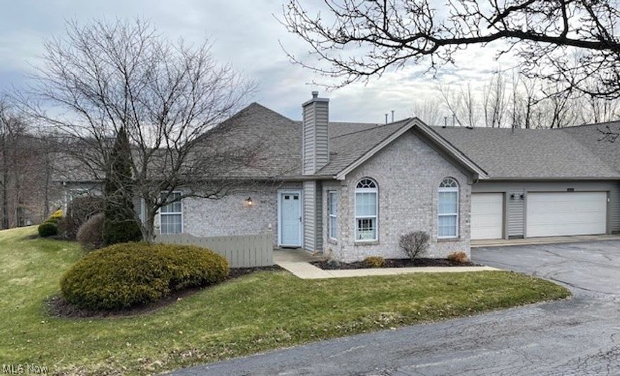 Don't miss your opportunity to own this convenient all one floor condo. Open floor plan offering 2 bedrooms, 2 full baths, and 2 car attached garage with extra storage. Cozy up in the living room with vaulted ceiling and a gas fireplace. Primary bedroom has a private bath & large closet. All appliances included. Newer gas furnace, central a/c and water heater. Great location close to the pool and club house.