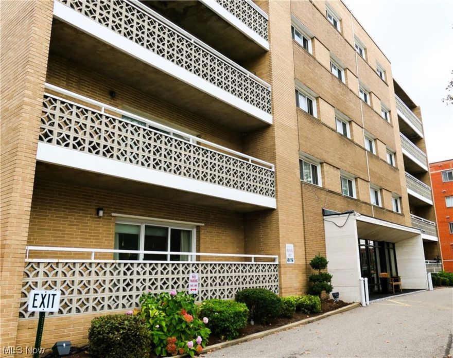 Stunning completely renovated Shaker Heights condo. Located close to the bustling Van Aken District and RTA train, this condo is the peak of luxurious family living in the heart of this vibrant community. New flooring, granite countertops, dedicated bathrooms for all 3 bedrooms, relaxing outdoor space, and a private in-law suite entrance; this property has an abundance of functional first-class design and living elements in a quiet building community.  These large end units are a rare find! The main entrance opens to the living/dining/kitchen combo with open sight lines and a light and bright kitchen, contemporary decor, and access to the roof-top patio. In addition to the 3 well-appointed bedrooms, you have an office that can double as a fourth bedroom to meet your needs and plenty of storage throughout. The primary bedroom offers an ensuite bath and large walk-in closet. The recently renovated and modernized building has a community room available for owner's use, secured entrances, private parking garage, extra storage and a car washing station.  Located next to Thornton Park which features the community ice rink, tennis/pickle ball courts, sledding hill, volleyball court, pool, skate park and playground. Convenient to downtown, University Circle and local freeways. Shaker Heights is home to the award-winning International Baccalaureate Shaker Heights Schools. Find world class medical, higher education, shopping, dining and recreation opportunities nearby.