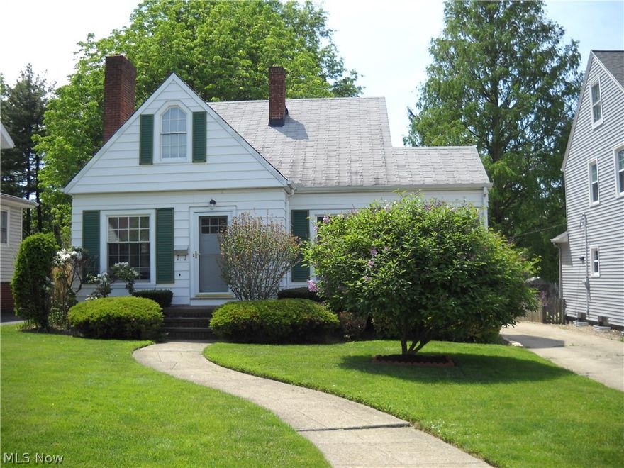 New Roof Nov 2016!! Come view this adorable well maintained Cape Cod. This home features charming hard wood floors throughout. Colossal master bedroom with spacious closet/ready room. Enclosed sun room. Newer stainless steel appliances in the kitchen and a massive recreation room perfect for games and movies. Other updates include: new roof Nov 2016, updated half bath, updated electrical in 2013, carpeting in basement 2014, redone kitchen cabinets 2014, front door, blinds, and fresh paint. Move in ready! Also, includes a home warranty! Point of Sale Compliant!! Call today for a private showing.