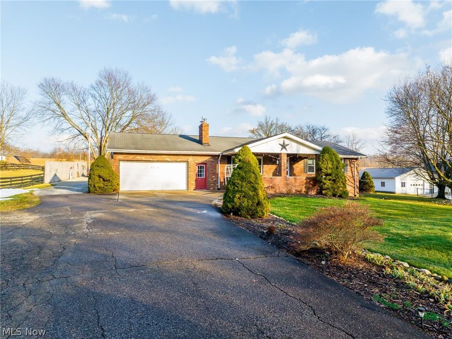 Onsite Absolute Auction Tuesday, April 7th at 6:00 PM, Contents at 5:00 PM. Set on 1.86 acres, this well-maintained ranch house with outbuildings gives you plenty of options for your future property. The 1,752 sq. ft. ranch home offers a comfortable, easy layout. On the main floor, you’ll find a kitchen and dining area, along with a welcoming living room, three bedrooms, and a full bath. Downstairs, the basement offers a fourth bedroom, another full bath, a second kitchen with dining space, and a family room with a wood stove that makes it feel warm and inviting. Step outside and you’ll appreciate the covered front porch for quiet mornings and the beautiful concrete patio out back for cookouts and evenings with friends. Utilities for the house include electric baseboard heat and electric hot water heater, with a wood stove to supplement the heat. The home offers its own private well and septic, and natural gas is run to the house. Beyond the attached two-car garage, there are plenty of outbuildings on the property. A 24x48 shop with a 22x22 barn, with water and electric, offers excellent storage or workspace. A 180x36 ft outbuilding, formerly used as a veal barn, opens the door to countless uses—equipment, hobbies, small business needs, or simply extra storage.
This is the kind of property that’s hard to find: solid home, usable acreage, and buildings that give you options.