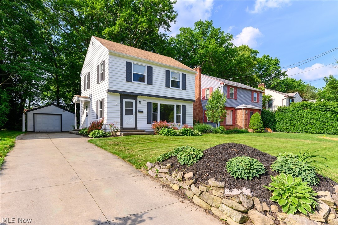 Beautifully updated 3 bedroom 1.5 bath home in the heart of West Akron! Bright and sunny living room opens to the dining room with updated lighting. Totally remodeled kitchen with plenty of cabinets and newer appliances. Spacious family room with a wood burner that opens out to a charming deck and a peaceful back yard. First floor half bath finish off the main level. Upstairs you'll find a refinished full bath and 3 nicely sized bedrooms all with good closet space. Lower level is partially finished, with tons of potential plus great storage. One car detached garage with opener. So many upgrades! New roof in 2019, replacement windows, recent exterior paint and new floors throughout. Conveniently located in the Wallhaven area of West Akron with shops, grocery, restaurants and the metro parks right around the corner! Dont miss this one!