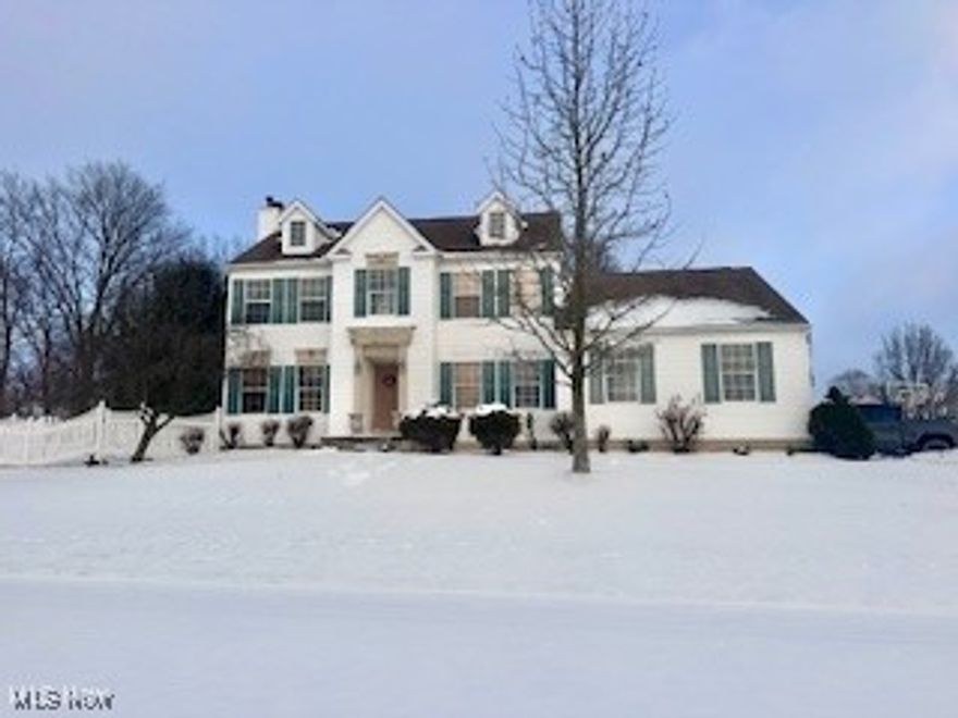 Enter into a vaulted two-story foyer that welcomes you into this center hall colonial, a former model home situated on a beautifully landscaped corner lot. Offering strong bones and a functional layout, this home presents a wonderful opportunity for a buyer looking to add mostly cosmetic updates and make it their own.



The open floor plan features wide corner molding in the kitchen and living room for a custom touch. The eat-in kitchen opens seamlessly to the living room, highlighted by a custom fireplace and sliding doors leading to a patio and huge, fully fenced-in backyard, ideal for entertaining, pets, or play.



The spacious primary suite includes cathedral ceilings, a walk-in closet, and a private en-suite bath. A large unfinished basement provides endless potential for future living space, recreation, or storage.



Over the years, the seller has replaced the furnace, hot water tank, and air conditioner, providing peace of mind and allowing the next owner to focus on cosmetic improvements. The HOA offers access to a community pool and workout facility and covers maintenance of all common areas.



Conveniently located near shopping, restaurants, and interstate highways. Easy to show and a great value for buyers seeking a solid home with room to personalize.