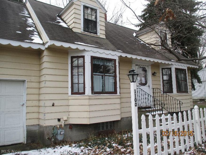 Adoarble 3 Bdrm 1.5 Bath 1389 Sq Ft Sided Cape Cod with 1 Car Attached Garage, Living Rm with Fireplace, Formal Dining Rm, Eat in Kitchen, Hardwood Flooring, Full Unfinished Basement, Central Air and More!  Includes Parcel 11A018A000160.  Property is being Sold As-Is and is subject to HUD Guidelines 24 CFR 206.125