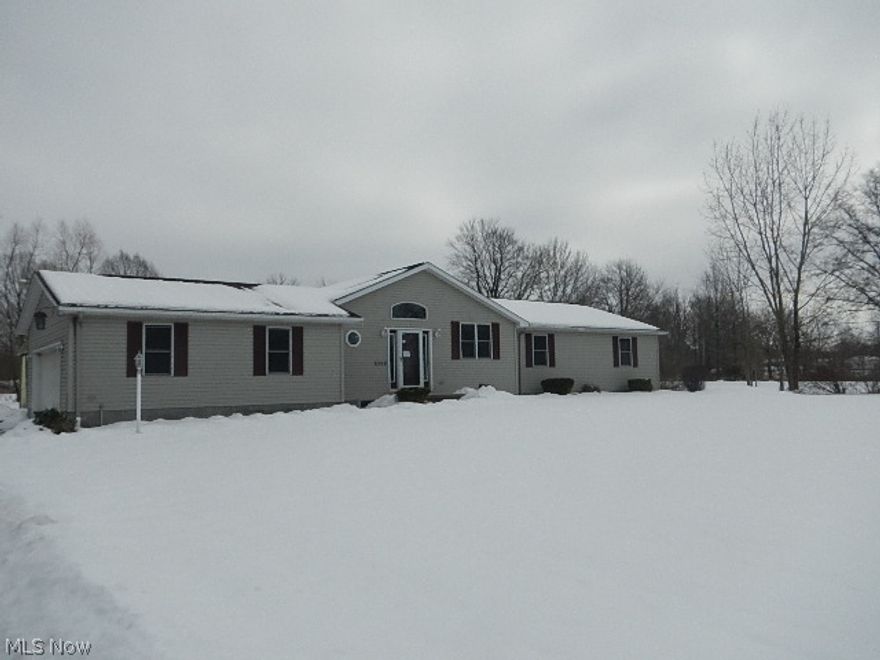 fantastic 4 bedroom 2000 square foot ranch, with partial basement and huge 2 car plus garage. many updates and amenities, must see to believe this one, over an acre and ready for you. This is a Fannie Mae Homepath Property