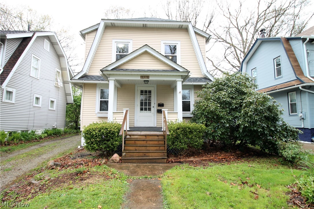 Welcome to this four bedroom, one full bath home near Gorge Park. Come on into the large living room with fireplace, dining room and kitchen. There is a first floor office and sunroom. The kitchen has new countertops, new vinyl flooring and built in shelves. There are so many new vinyl windows to let natural light shine through. There are four bedrooms that have hardwood under the carpet and a remodeled full bathroom upstairs. Backyard has a firepit. There is a one detached car garage. Some many updates include home freshly painted, newer roof, newer electric panel, updated wiring. Precious memories begin right here!
