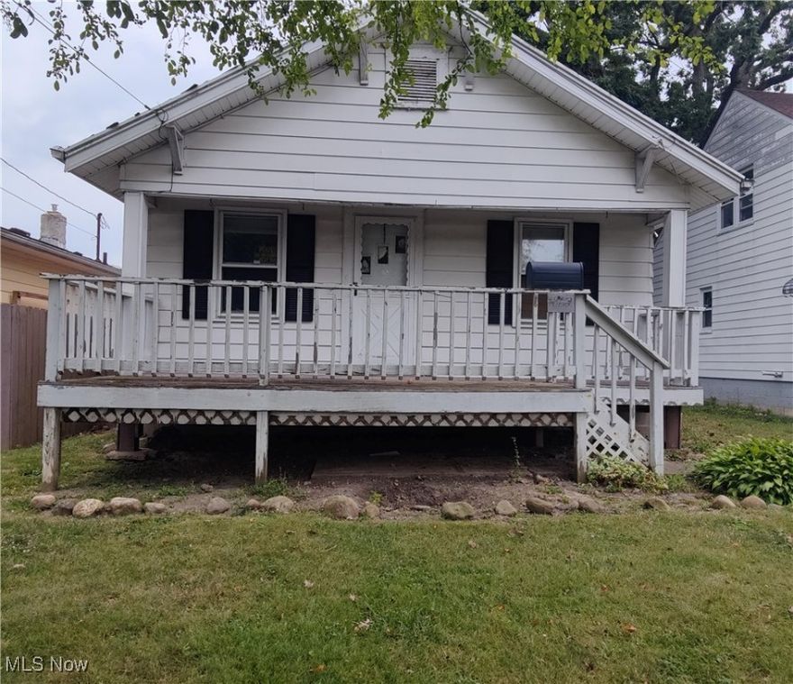 Discover the potential in this 2 bedroom, 1 bath ranch style home located in a quiet neighborhood. This property features an enclosed back porch, a spacious fenced in backyard perfect for outdoor activities, and a detached garage offering additional storage or workspace. It is ready for your personal touch and renovations. Conveniently located near local amenities. schools, and parks. A great opportunity for investors!