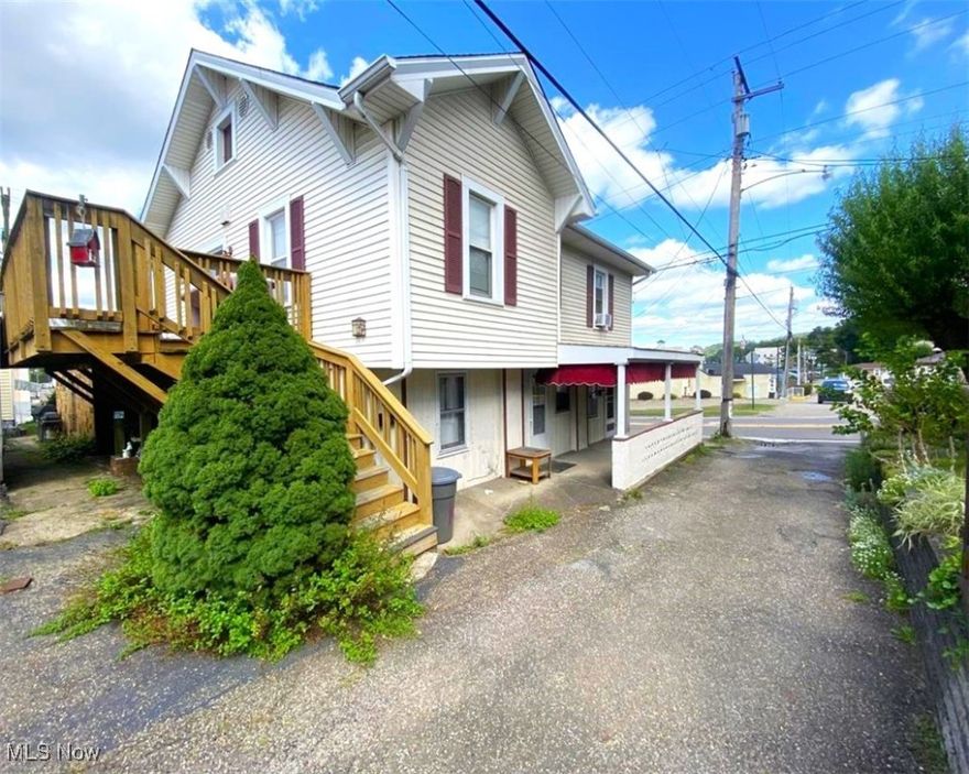 No Security Deposit Needed! This spacious 2-bedroom, 1-bathroom apartment located on the second floor offers a comfortable and functional living space with plenty of desirable features. The kitchen is a standout feature of the apartment, offering plenty of natural light and a welcoming environment for cooking or simply enjoying the space. With abundant cabinetry and ample storage, it provides more than enough room to store all your kitchen essentials. The kitchen comes equipped with a full-sized refrigerator, making meal prep convenient. While there is no stove, you have the option to bring in an appliance that fits your needs.  A lovely deck off the kitchen adds a great touch, providing a wonderful outdoor space where you can enjoy alone or with friends.  The living room is spacious and cozy, with a beautiful fireplace that serves as the centerpiece of the room. This feature adds both charm and warmth, the room is large enough to accommodate a variety of furniture layouts. The two bedrooms are generously sized, offering ample space and plenty of room for furniture. The bathroom is well-designed, providing the essentials with a bathtub and shower combination. It also offers a vanity with storage space. This apartment is pet-friendly, so your furry companions are welcome to join you in your new home. It also comes equipped with washer and dryer hookups, making it easy to install your own laundry appliances for added convenience. For your convenience, off-street parking is available, ensuring that you'll always have a dedicated parking spot. The apartment runs on both electric and gas, offering efficiency and flexibility to meet your needs, this setup helps provide a balance of comfort and cost-effectiveness. This apartment provides the perfect combination of style, convenience, and comfort making it an excellent choice for those seeking a peaceful and functional living space. No HUD. No Smoking. Pet Friendly! The tenant is responsible for all utilities.