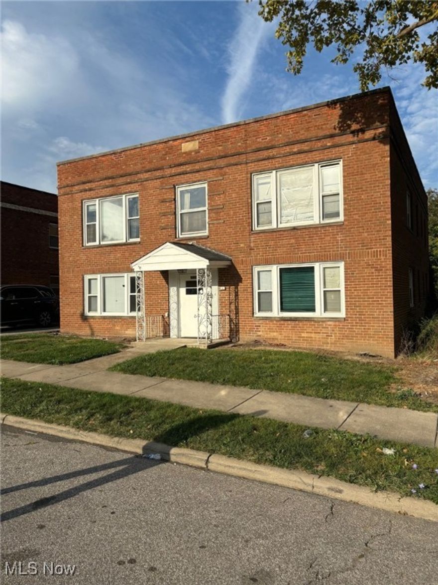 Renovation needed but property has tons of potential.  Has two 2 bedrooms and two 1 bedroom units.  Plenty of off street parking.