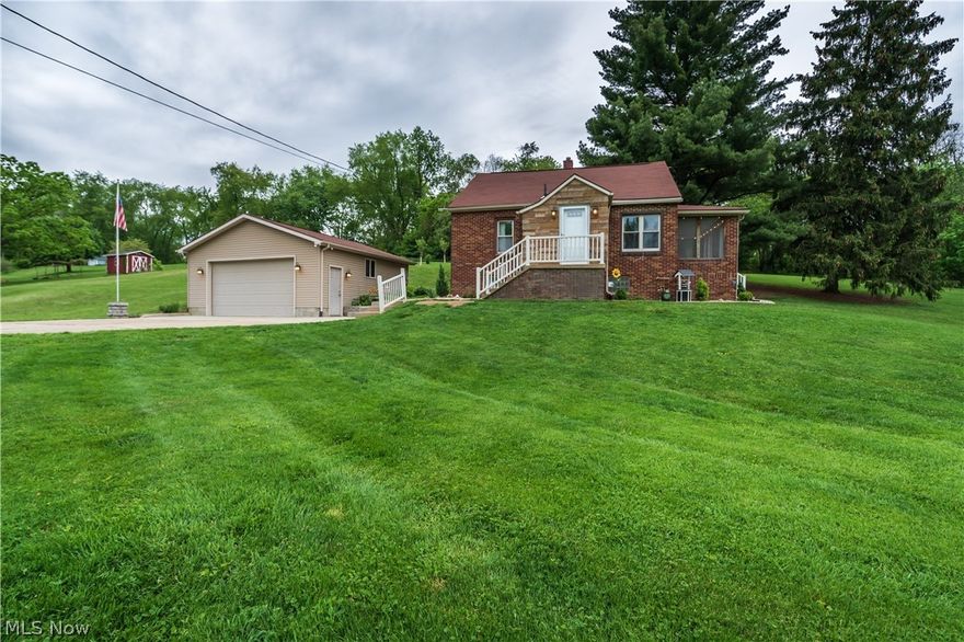 Wow! This hidden gem provides privacy, located on a dead end road with an acre of land! From the minute you enter this bungalow you will feel at home! Step into the living room and take in the open floor plan leading to your eat in kitchen. Note that all appliances in the updated kitchen stay, making your move that much easier! The screened in side porch and 2 car garage are both additional features you are sure to love! Schedule your showing today before this one is gone!