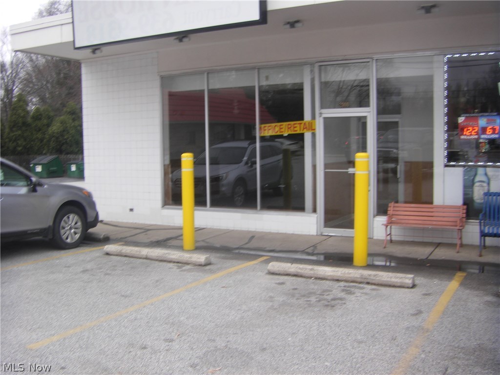 First month rent and 1 month security deposit up front. 5 year lease required with 3 months free rent to remodel. First two years $1250. monthly. Years 3,4, and 5 rent $1450. monthly. Tenant pays all utilities, sewer and maintenance of furnace and hot water tank. Owner pays taxes, insurance, snowplowing and driveway maintenance. Building beautifully maintained. Great visibility in a high traffic area. Situated among commercial buildings, between an ice cream store and a beverage store. One half mile E. of Heisley Rd. on Mentor Ave. in Painesville Twp. Parking in common. Ideal building for dentist. insurance, hair dresser, nails, or other professionals.